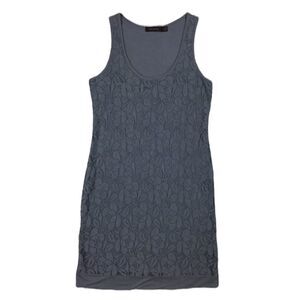 The Limited Grey Lace Tank Sleeveless Shift Dress Size Small